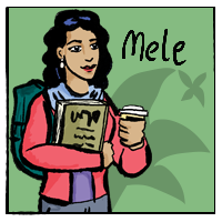 Portrait of Mele, first year BSc student